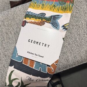 Geometry Nebraska Kitchen Tea Towel